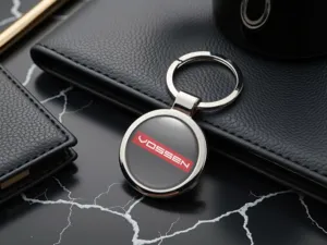Vossen Metall Schlüsselanhänger Edelstahl Premium